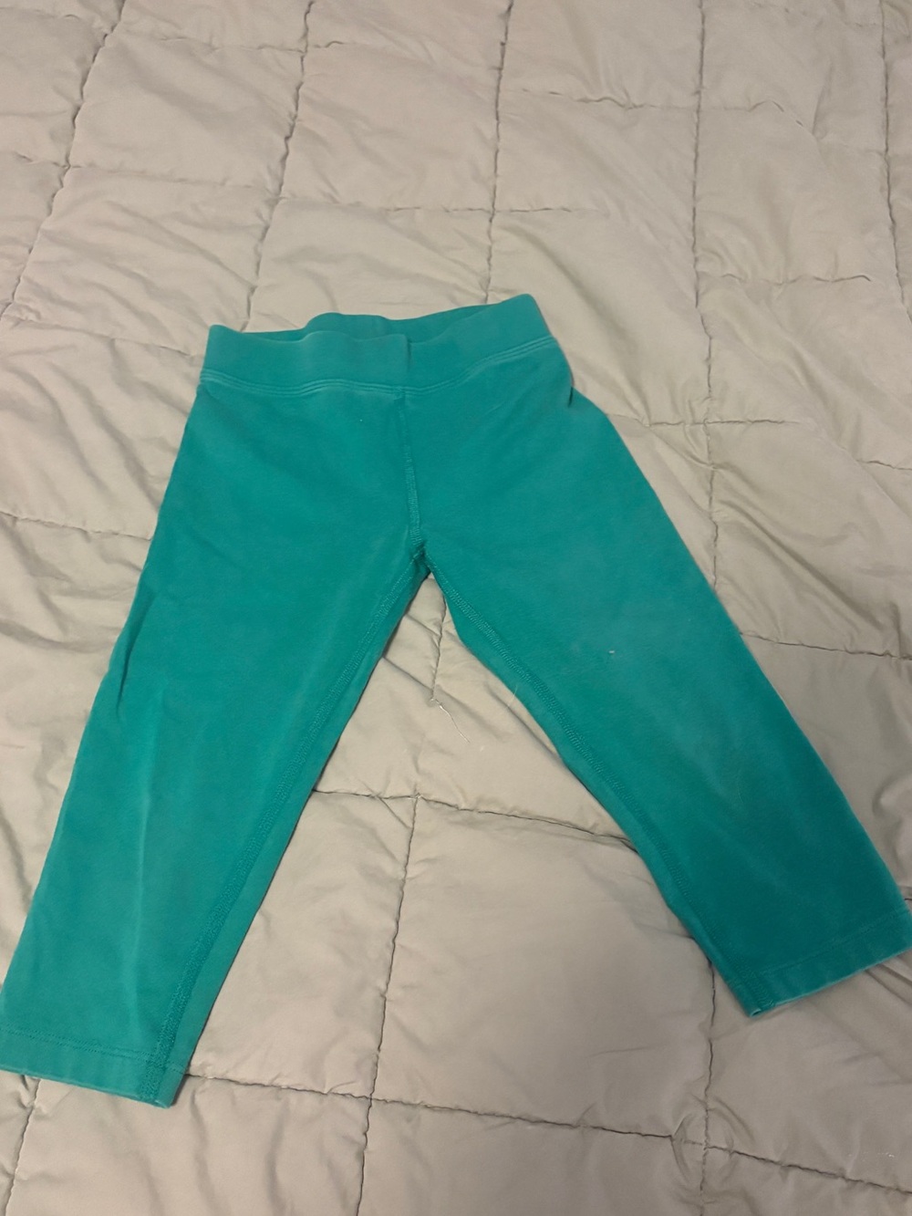 Primary Kids Green Soft Stretchy Leggings sz 6